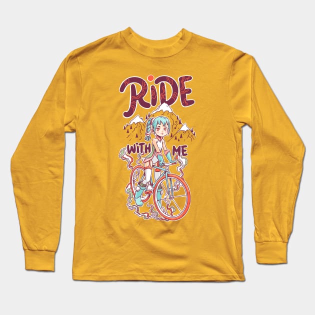 Ride With Me Long Sleeve T-Shirt by Freeminds
